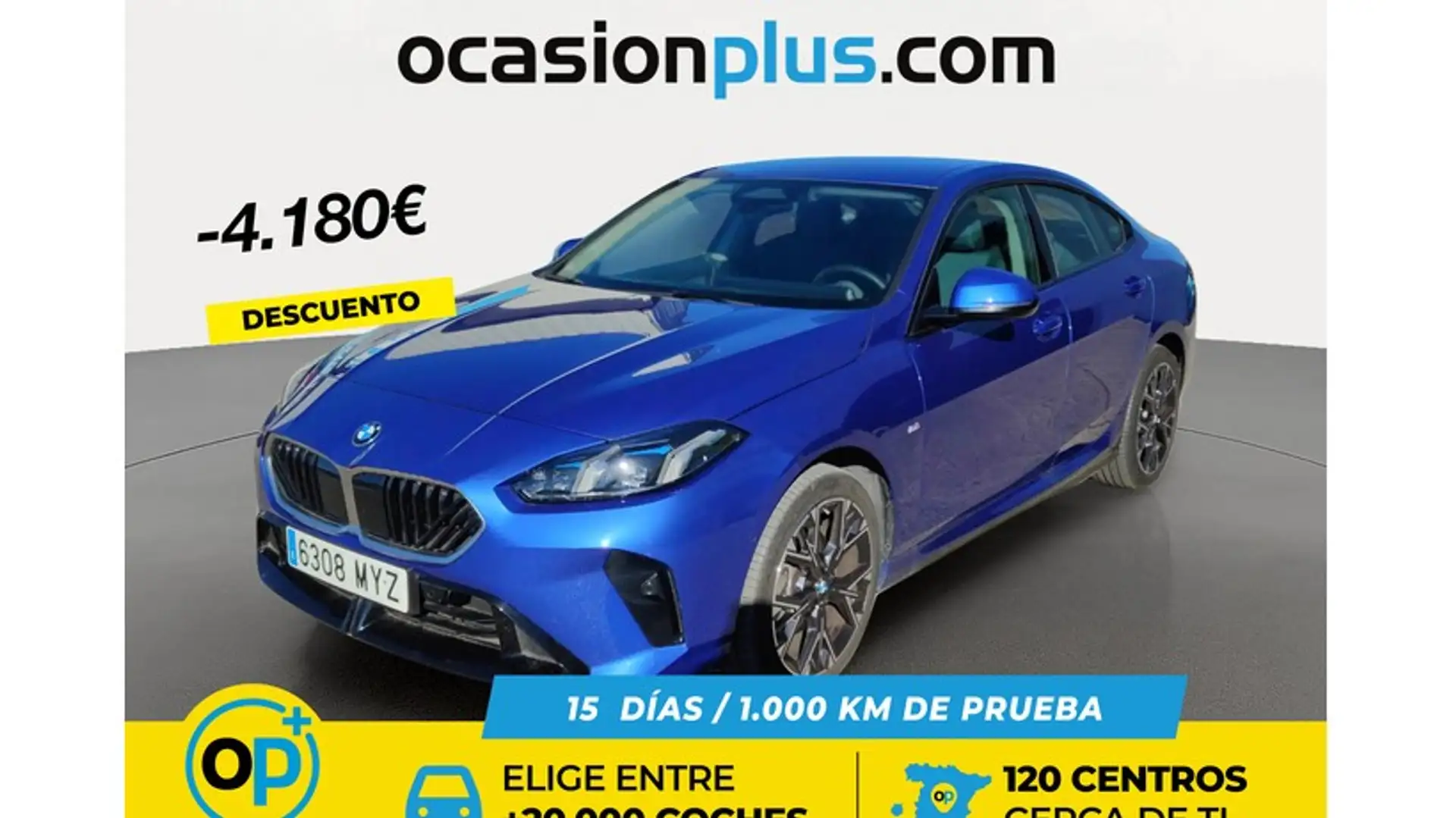 BMW 218 218dA Gran Coupé Bleu - 1