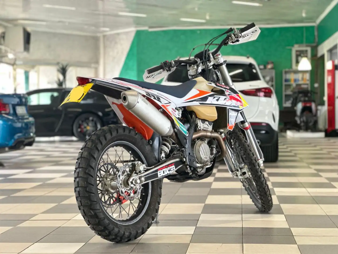 KTM 250 EXC EXC-F*Solo 2180 Ore*Pari Al NUOVO*Stato Gomme100% Blanco - 2