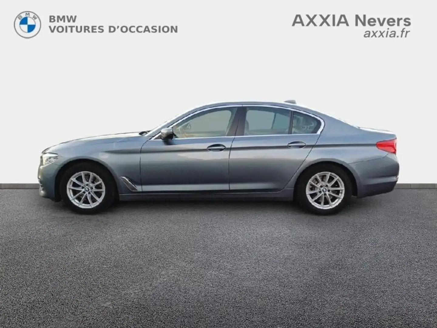 BMW 520 520dA 190ch Lounge Euro6d-T Bleu - 2