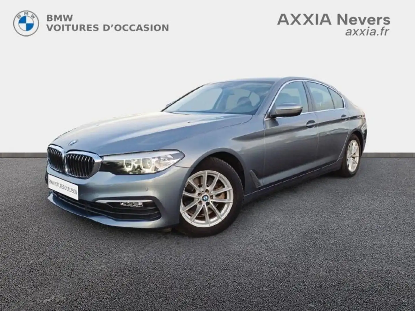 BMW 520 520dA 190ch Lounge Euro6d-T Bleu - 1
