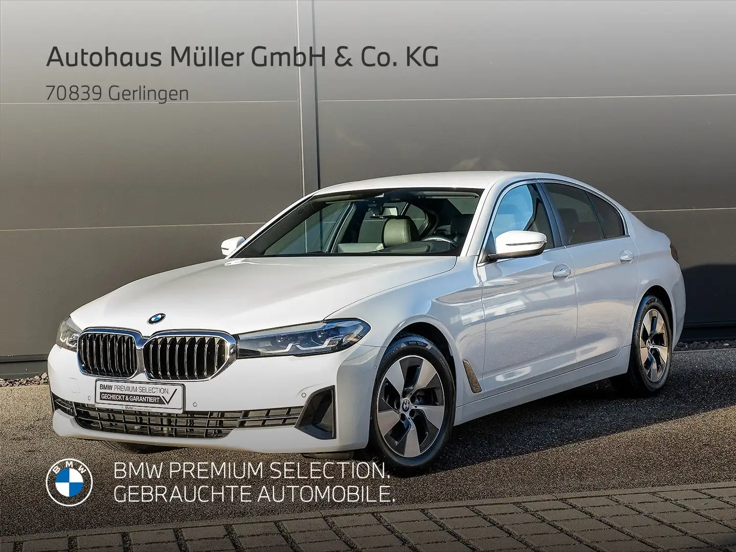 BMW 520 i Lim. HUD Kamera Sportsitz DAB Sitzheiz 1VB Weiß - 1