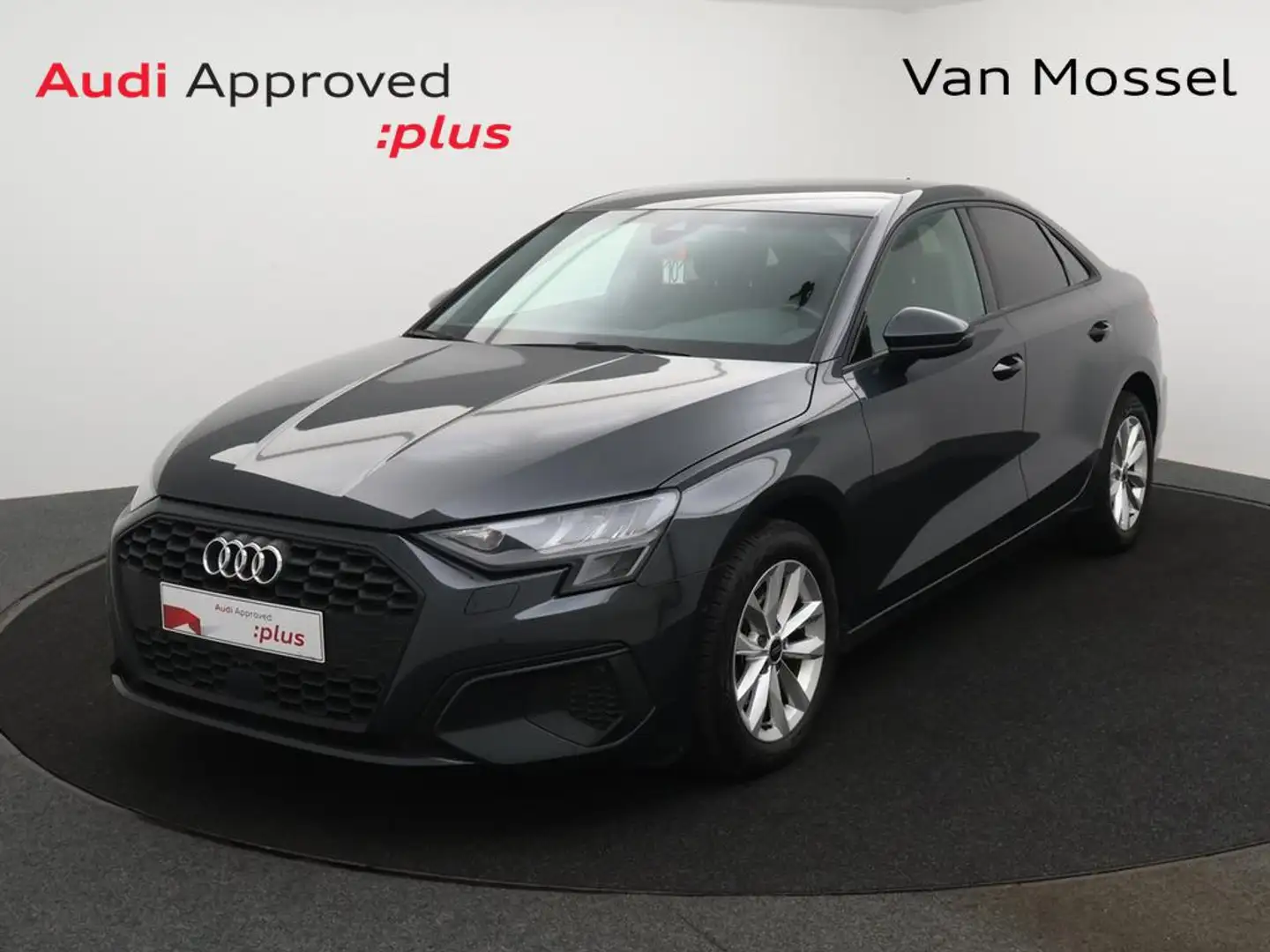 Audi A3 Sedan Audi A3 Berline Business Edition 30TDI 116PK *AUTOMAAT*LEDER*NAVI*APP CONNECT*ZETELVERWARMING*DIGITAL DASHBOARD*... Grijs - 1