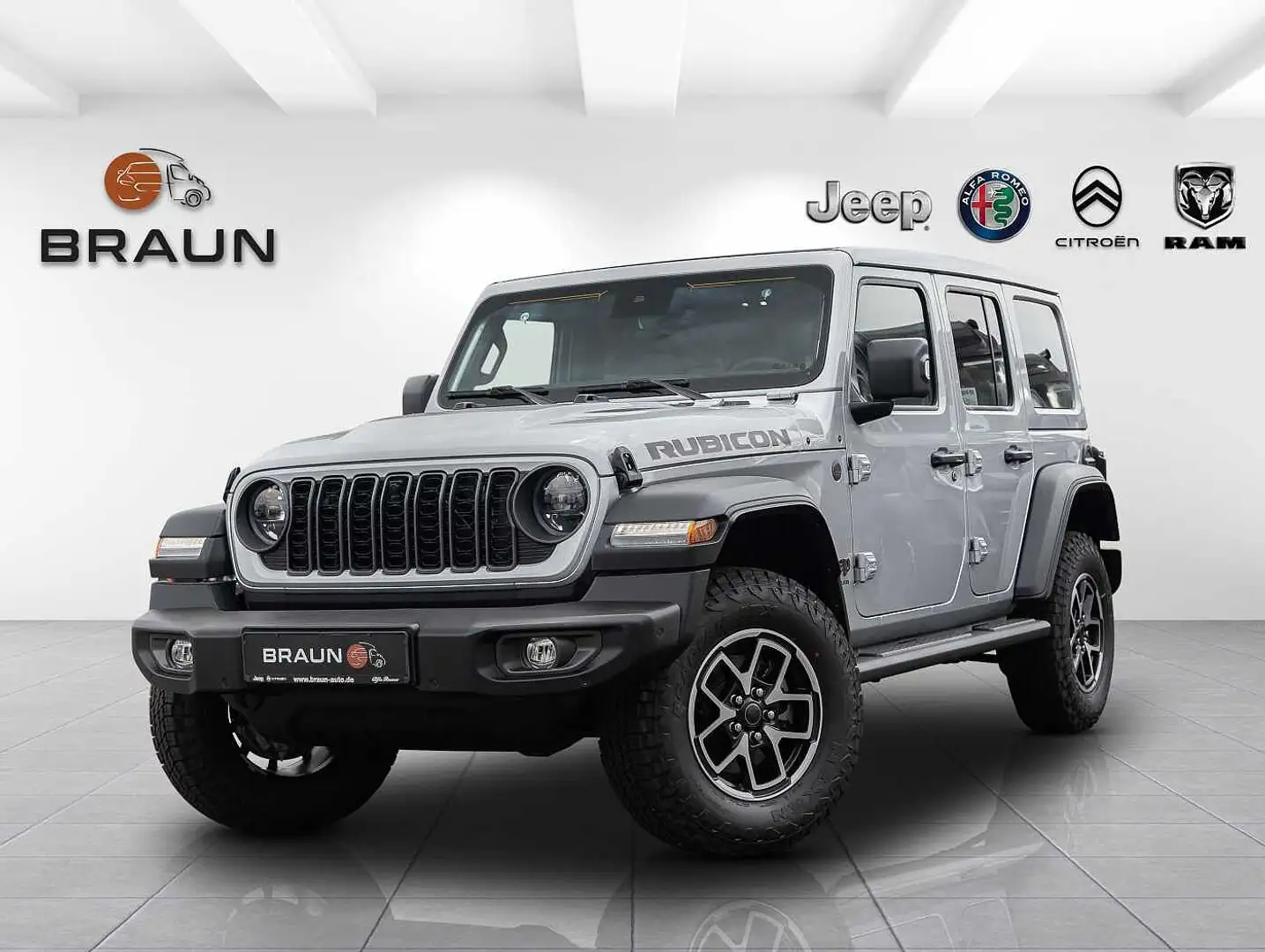 Jeep Wrangler MY24 Rubicon 2.0l T-GDI Ultd. Sky-One Silber - 1
