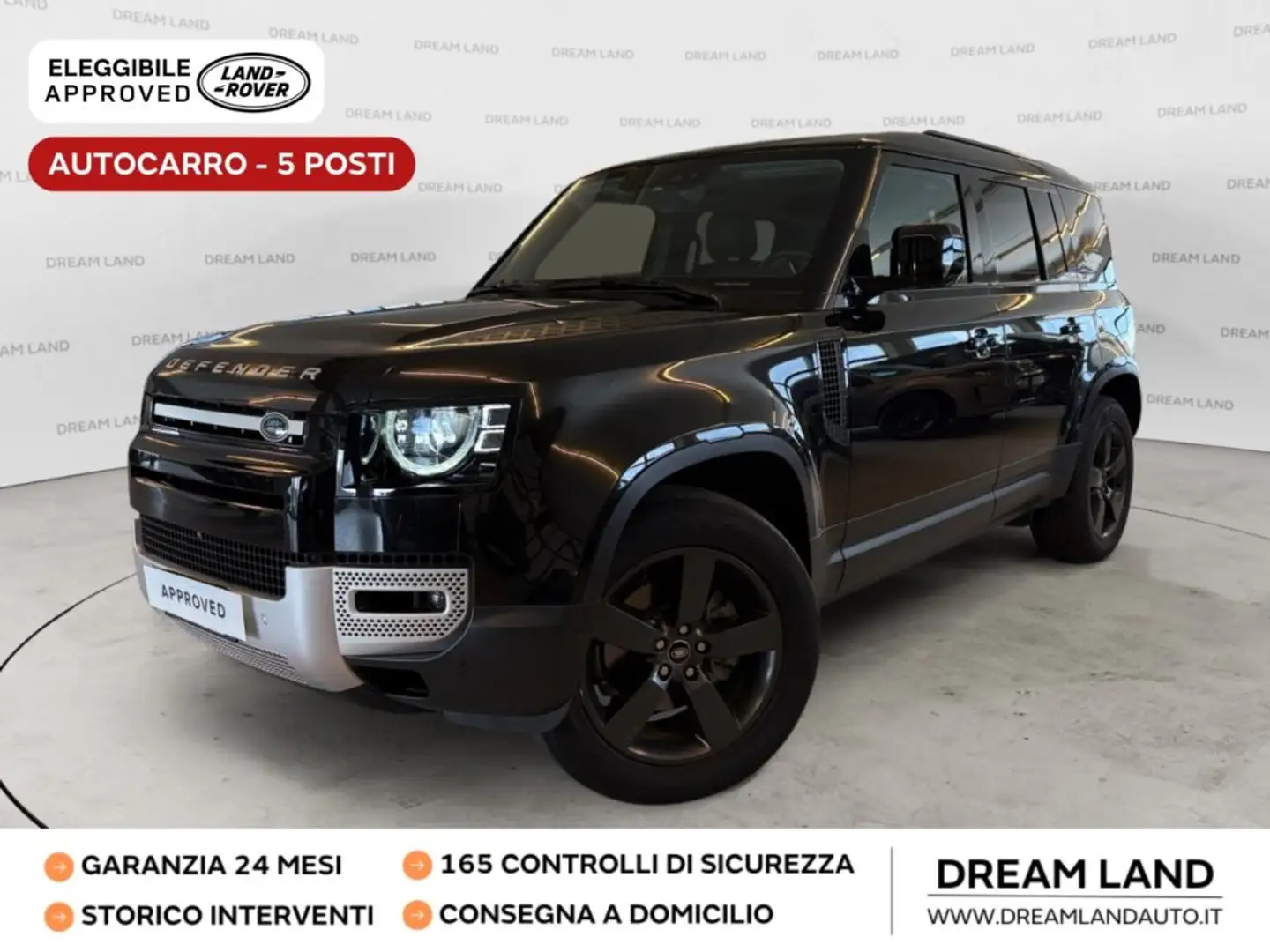 Land Rover Defender 110 3.0D I6 200CV AUTOCARRO+IVA AWD Auto SE Noir - 1