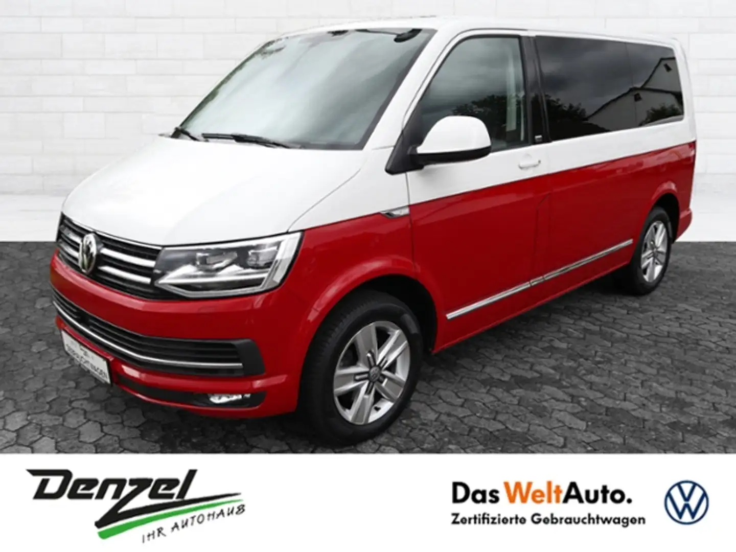Volkswagen T6 Multivan Generation SIX 2.0 TDI AHK/KAM Красный - 2