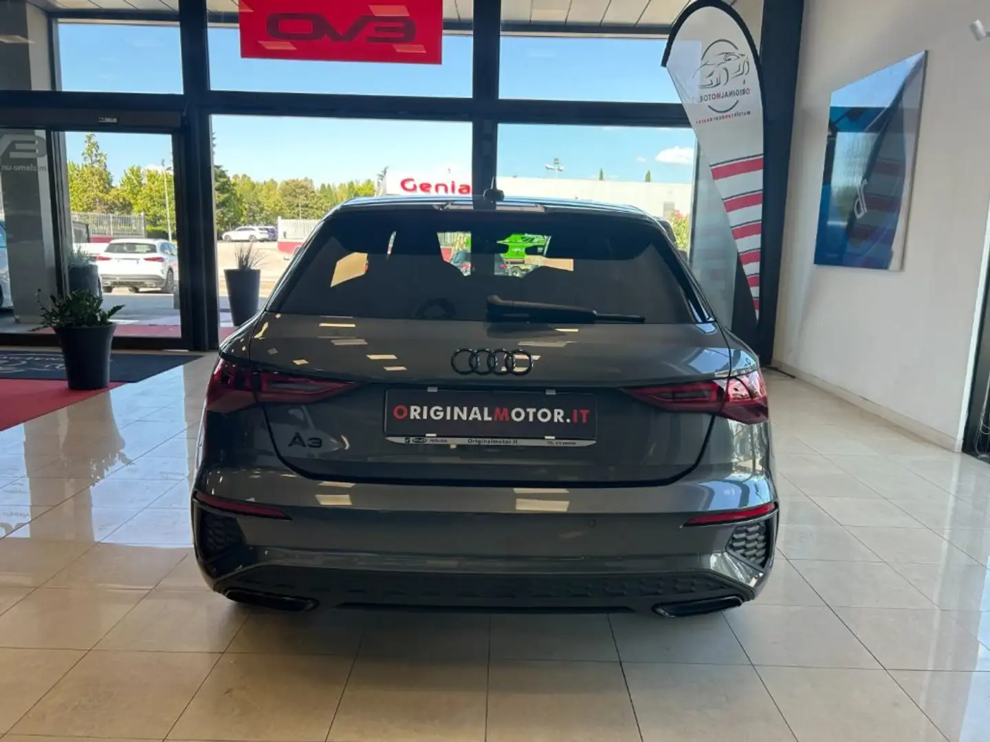 Audi A3 SPB 30 TDI S tronic S line edition-OK NEOPATENTATI Gris - 2