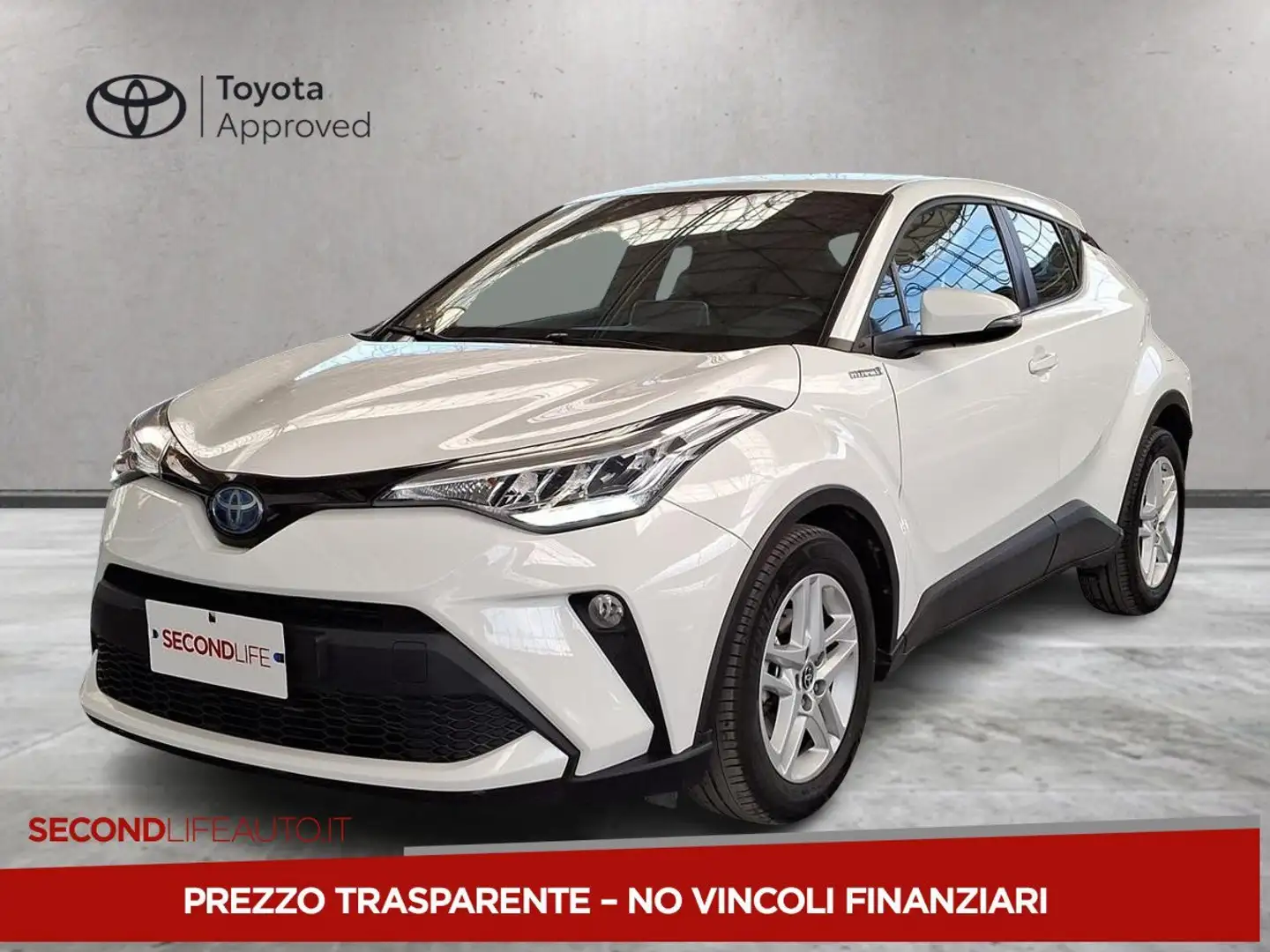 Toyota C-HR 1.8h Active e-cvt Bianco - 1