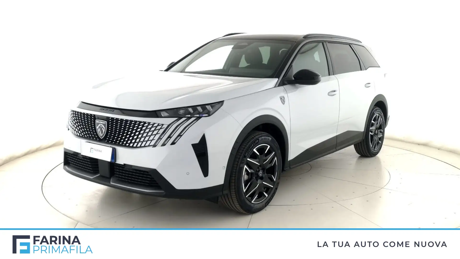 Peugeot 5008 Hybrid 136 e-DCS6 GT Bianco - 1