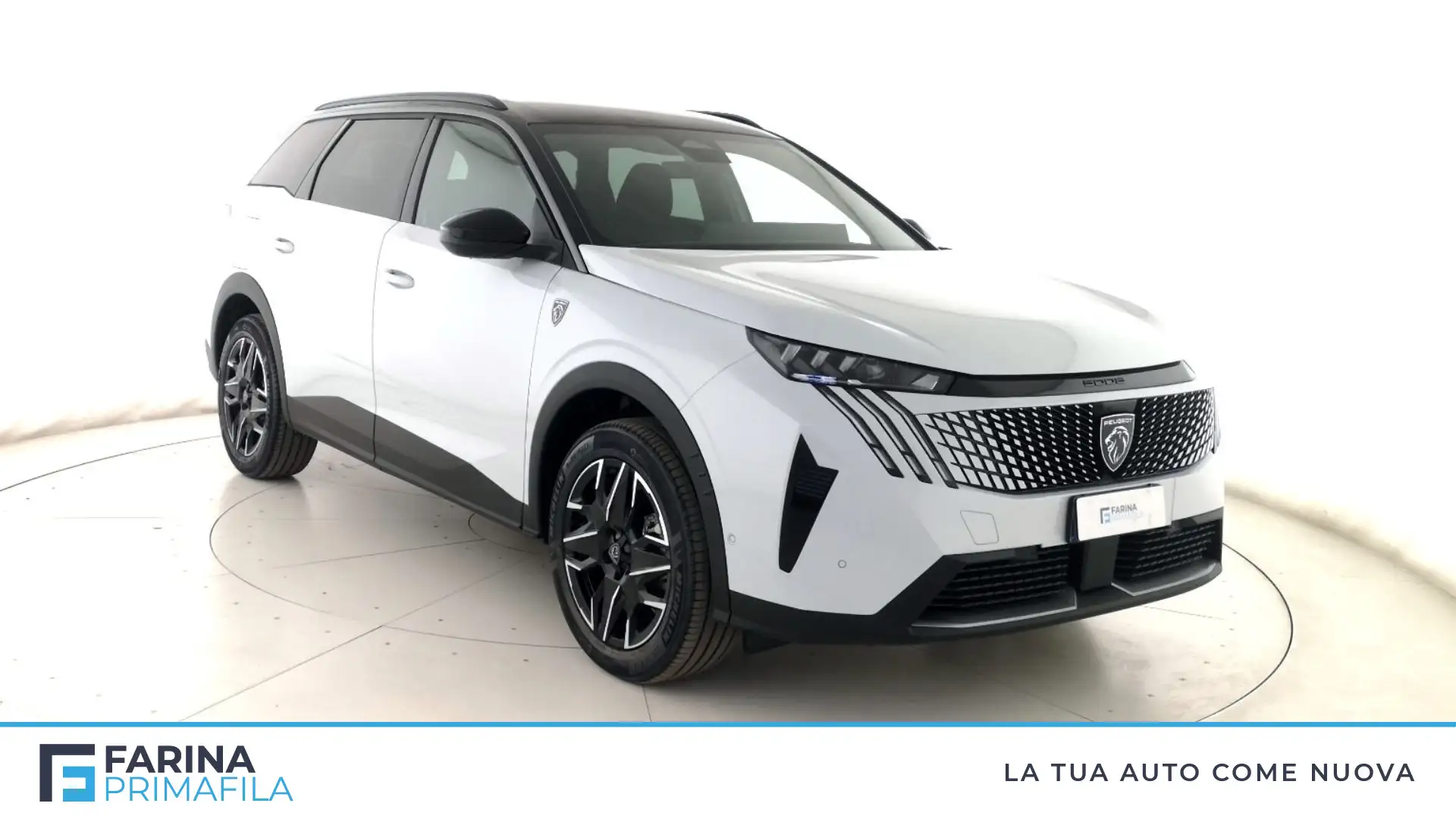 Peugeot 5008 Hybrid 136 e-DCS6 GT Bianco - 2