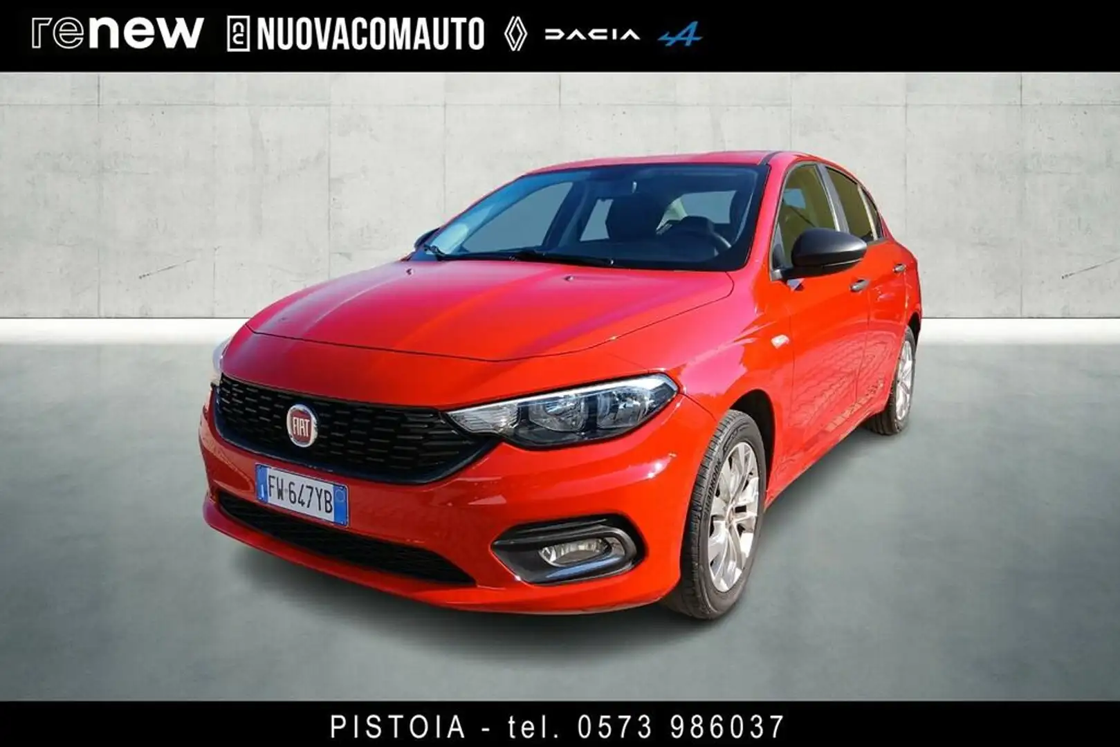Fiat Tipo 4p 1.4 Pop 95cv my19 Rosso - 1