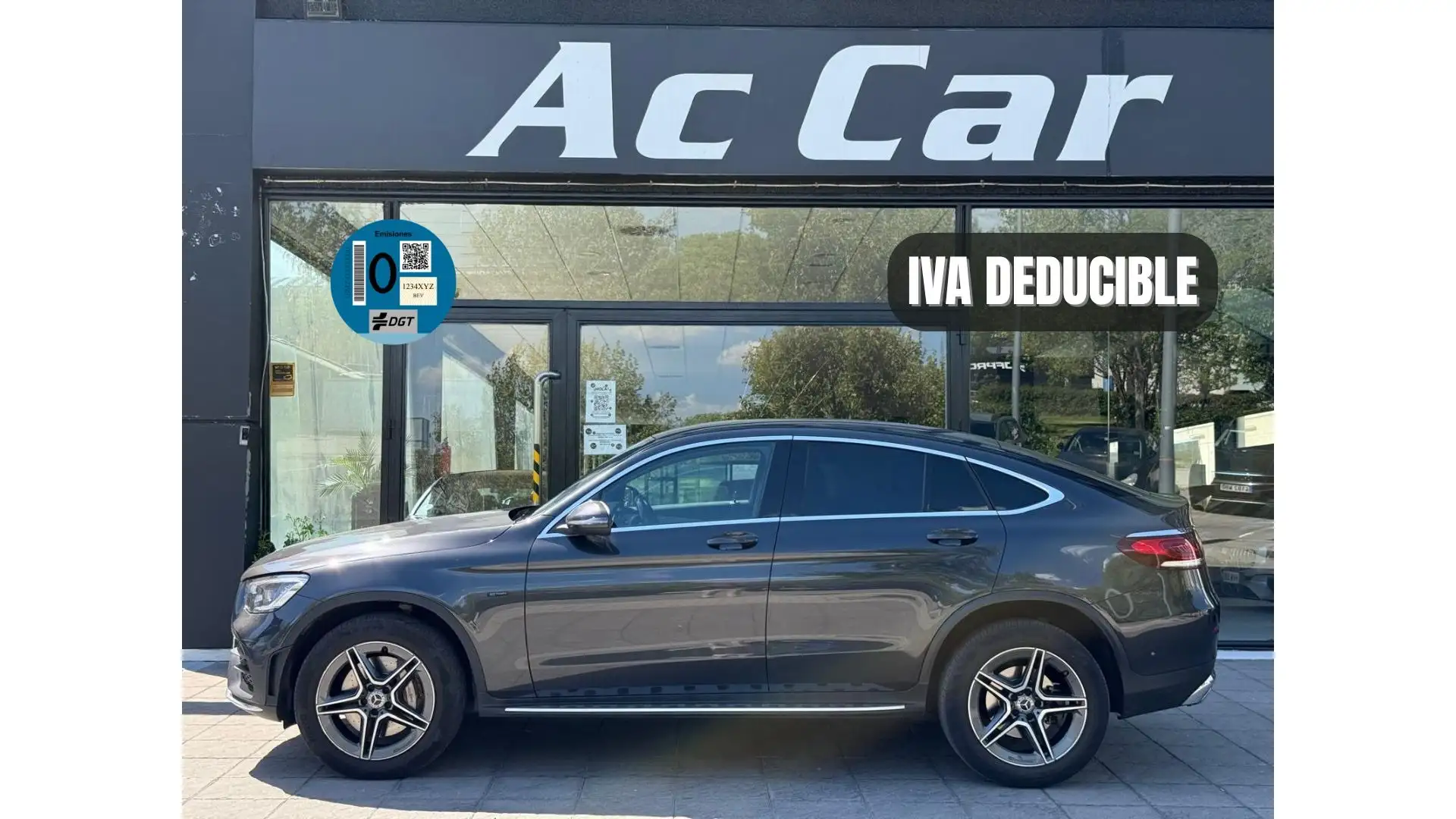 Mercedes-Benz GLC 300 Coupé 300de 4Matic Gris - 1