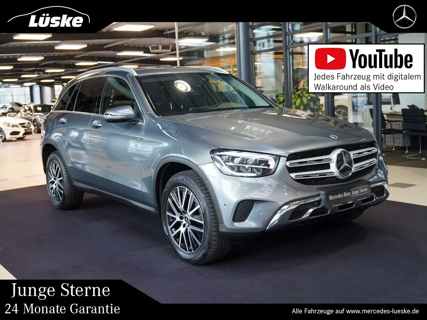 Mercedes-Benz GLC 220 GLC 220 d 4M AHK Fahrassistenz KEYLESS Kamera Grau - 1