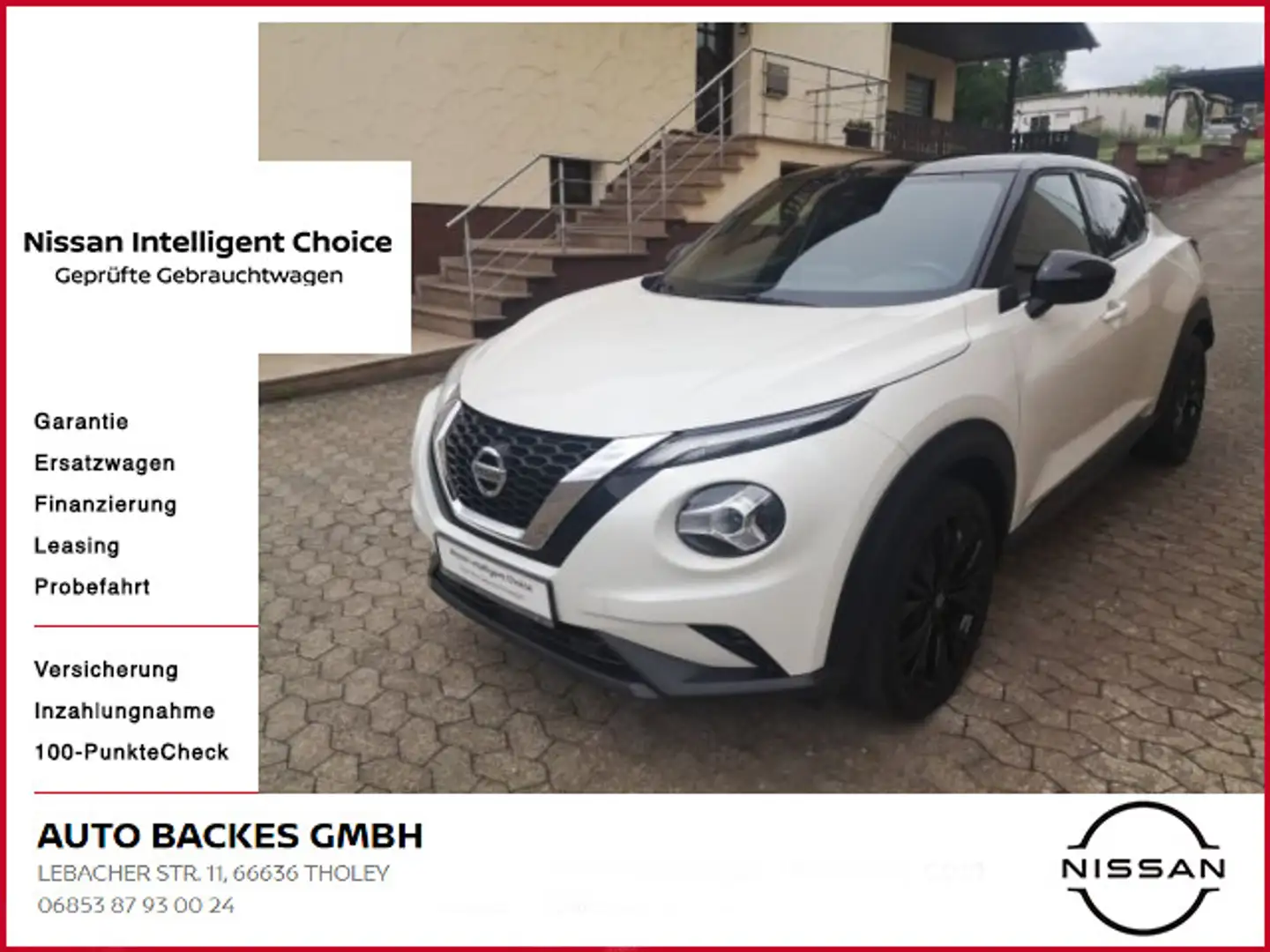 Nissan Juke 1.0 DIG-T DCT Enigma Navi Sitzheizung Weiß - 1