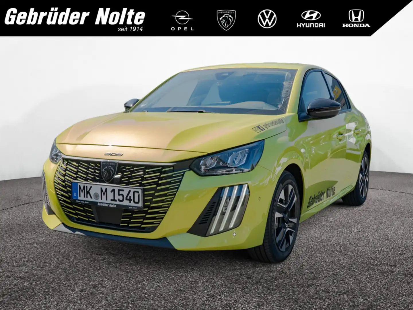 Peugeot 208 ALLURE PureTech 100 NAVI W-LAN FACEL. LED Geel - 1