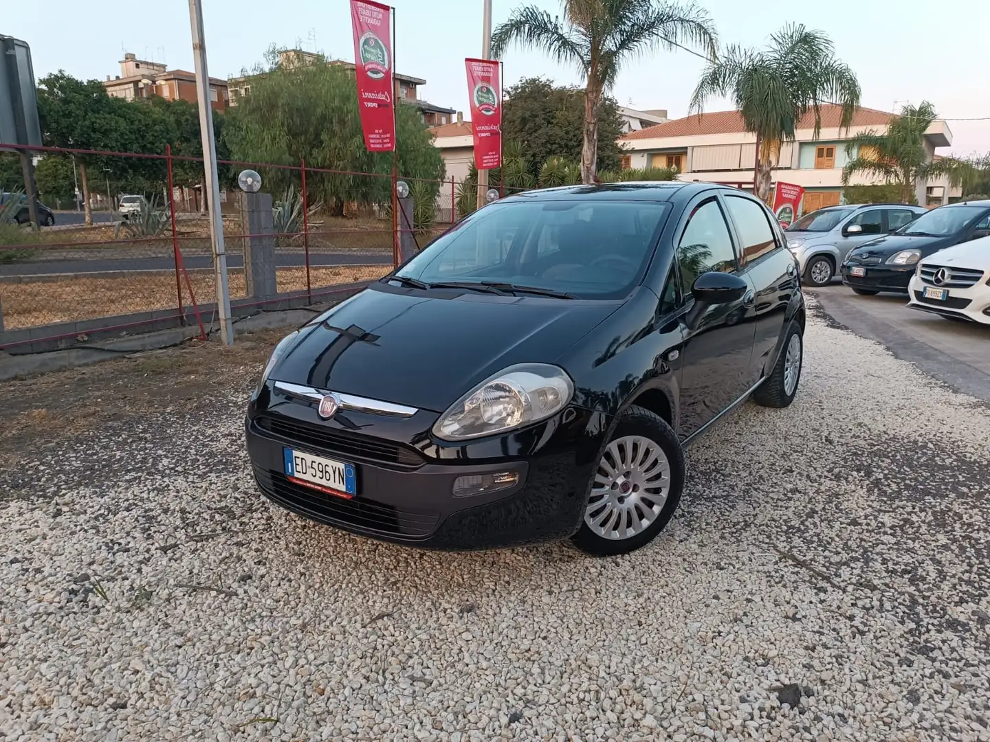 Fiat Punto Evo 5p 1.3 mjt Active 75cv EURO 4 Turbina bassa!!! Nero - 1
