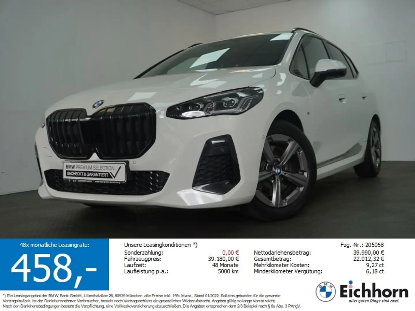BMW 223 i xDrive Active Tourer M Sportpaket AHK.PGSD Weiß - 1