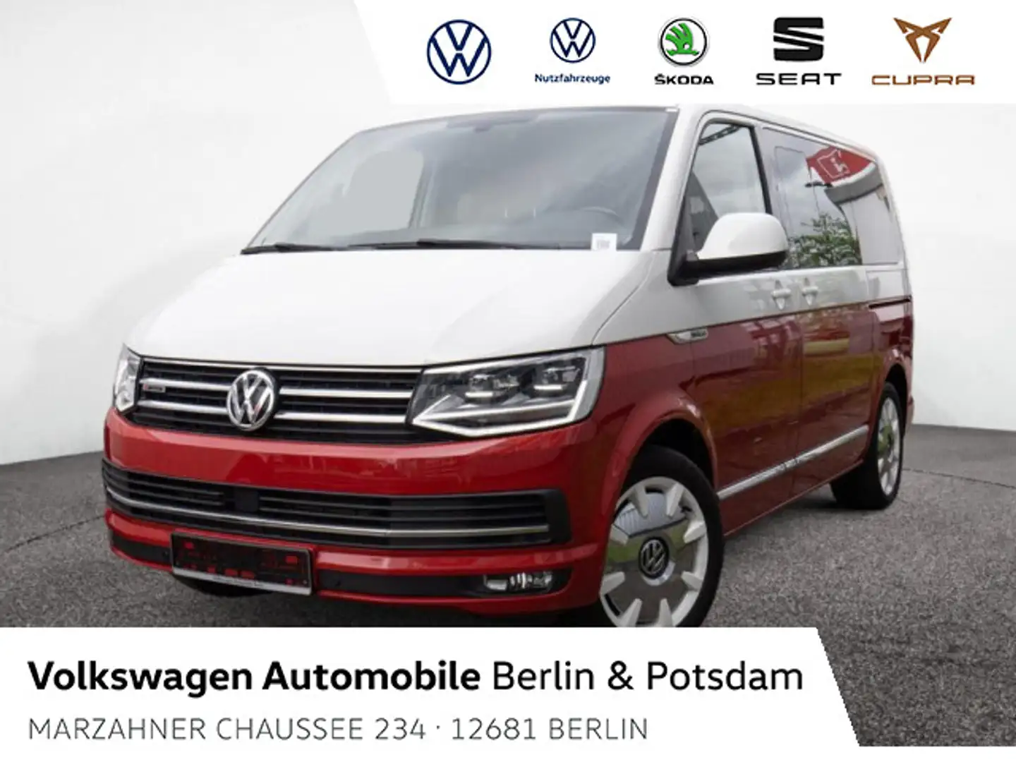 Volkswagen T6 Multivan 2,0 TDI DSG 4Motion "Generation SIX" Wit - 1