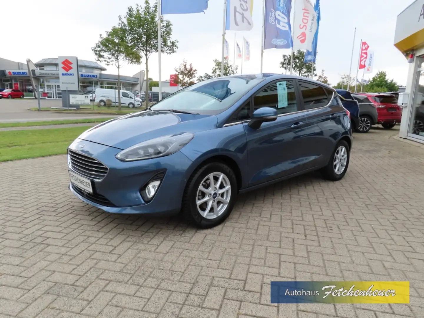 Ford Fiesta Titan. X m. NAVI+LED+RFK+ACC+SHZ+B&O+GJR Blau - 2