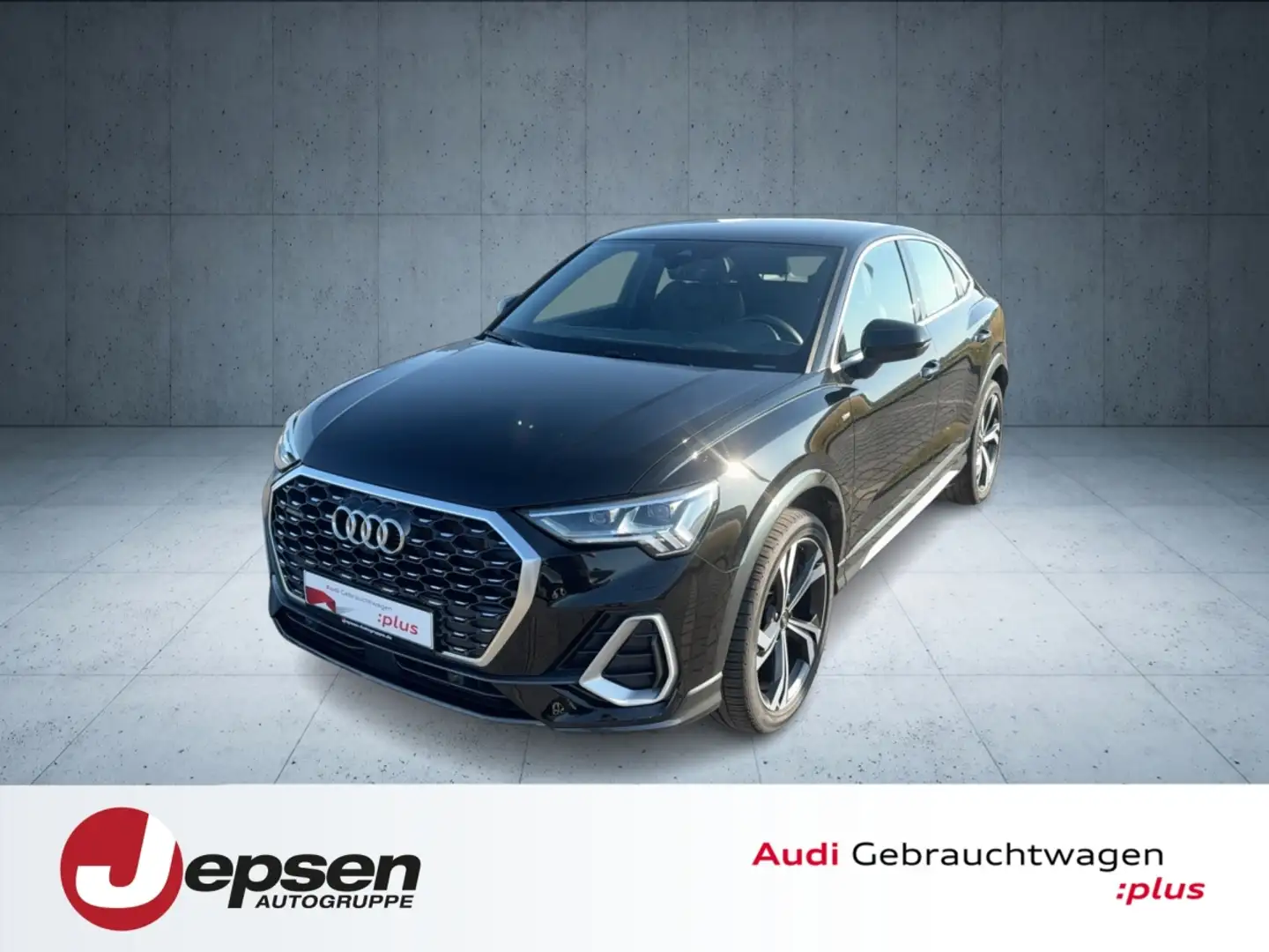 Audi Q3 Sportback S line 40 TDI qu. S tr. Matrix 20´ Zwart - 1