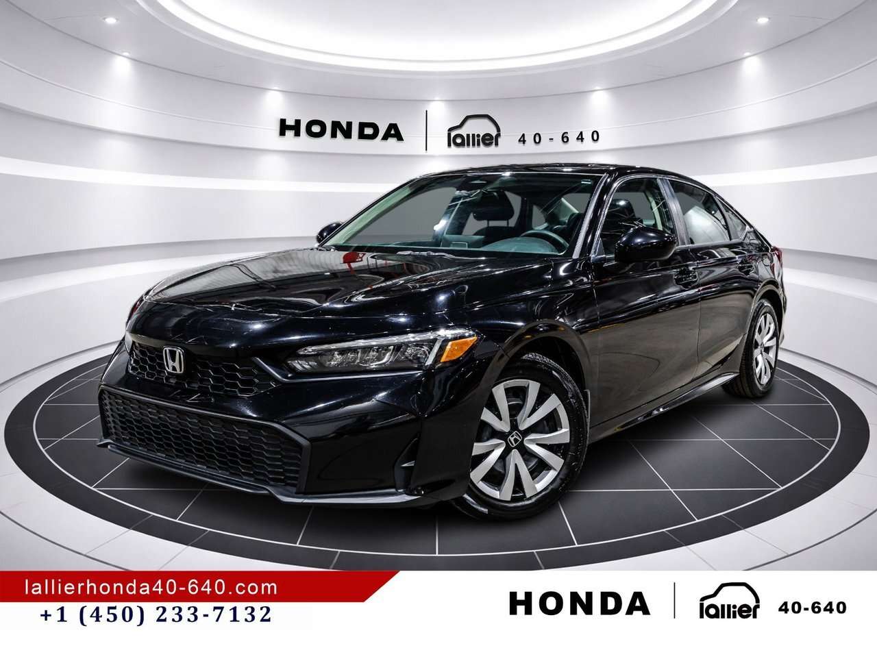 2025 Honda Civic LX/UN PROPRIO/JAMAIS ACCIDENTÉ CARPLAY/SIÈGES CHAU