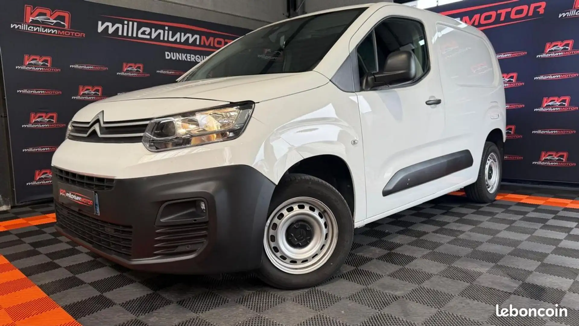 Citroen Berlingo M WORKER 1000 KG 3 PLACES 1.5 BlueHDi 100 CV TVA R Blanc - 1