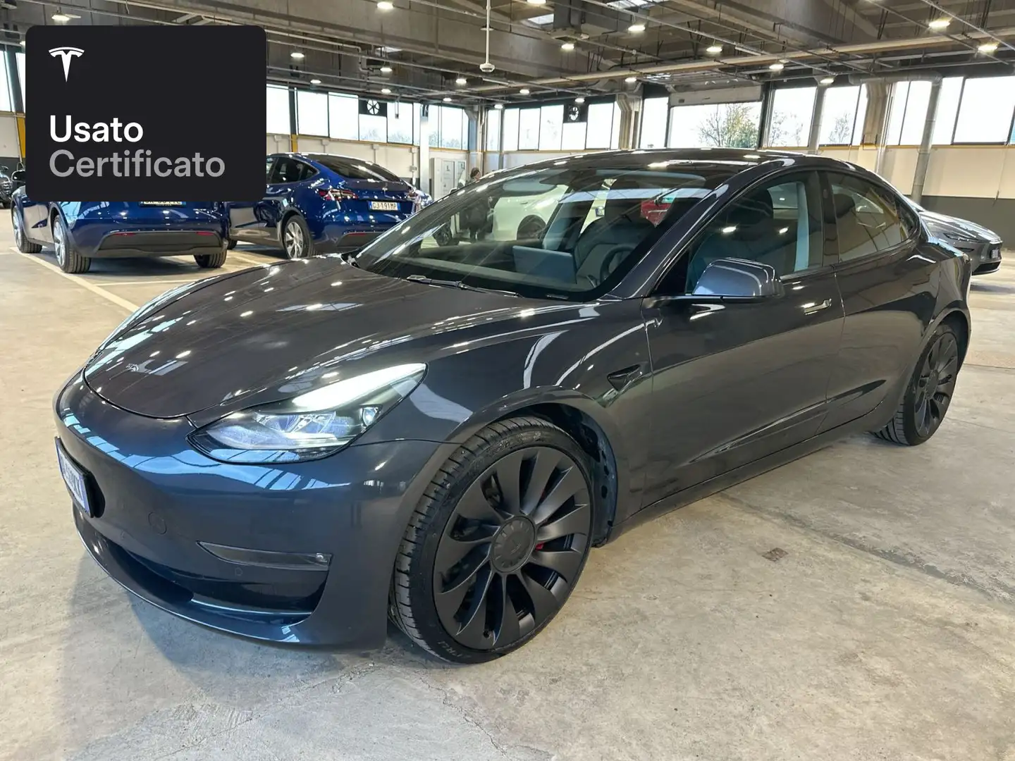 Tesla Model 3 Performance Plateado - 2