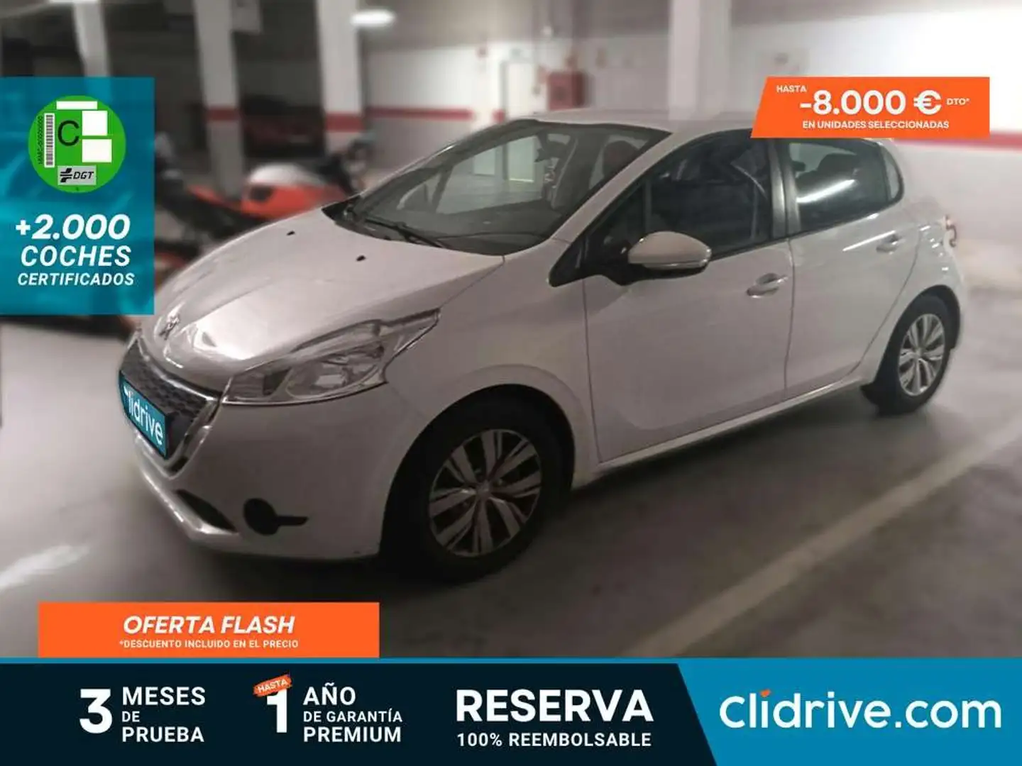 Peugeot 208 1.2 VTi Active Blanco - 1