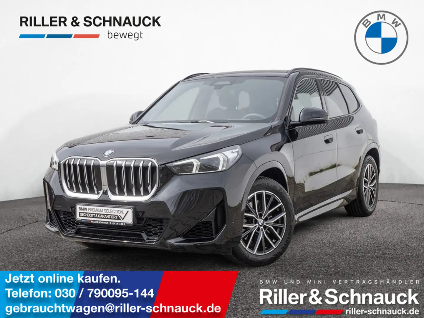 BMW X1 xDrive 23i M-Sport AHK+HUD+ACC+360°KAM+HK Schwarz - 1