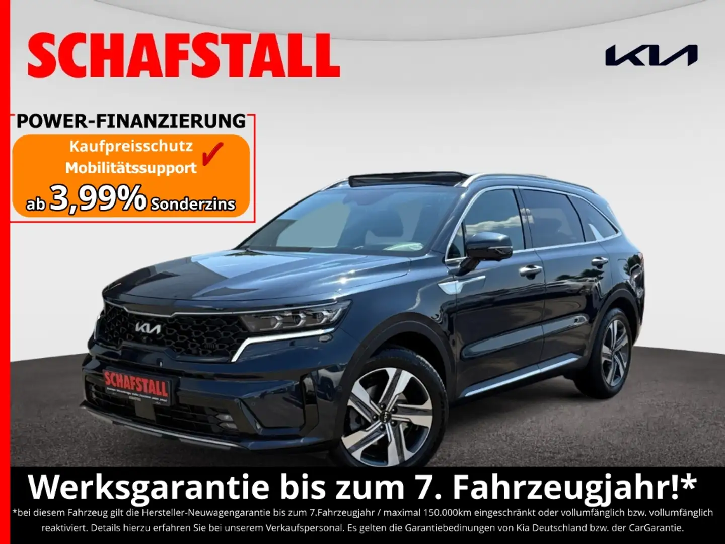 Kia Sorento Platinum 4WD PHEV Panorama AHK Nappa E-Sitz Memory Blau - 1