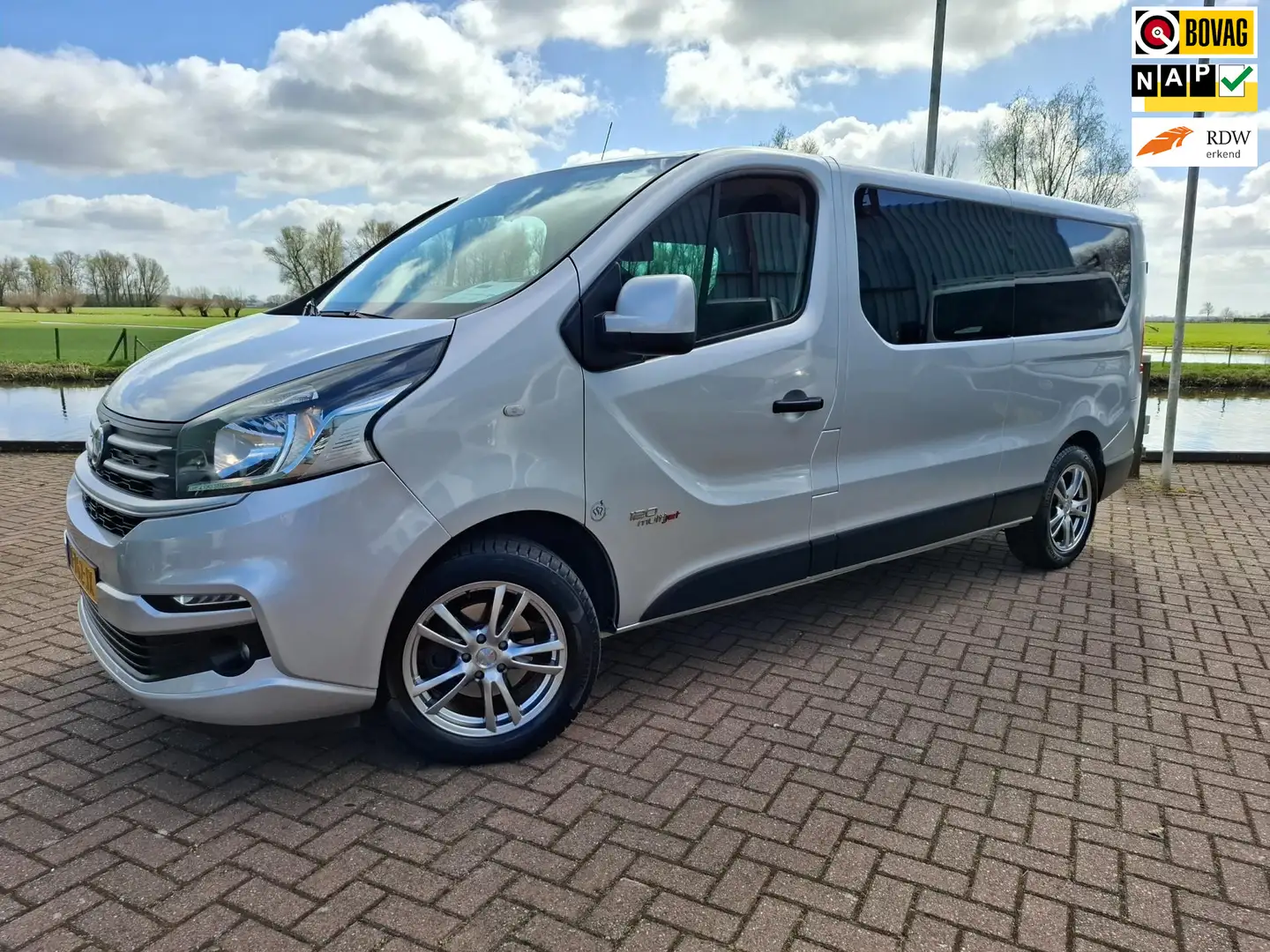 Fiat Talento 1.6 MJ L2H1 Dubbele Cabine SX Airco Navi PDC Gris - 1