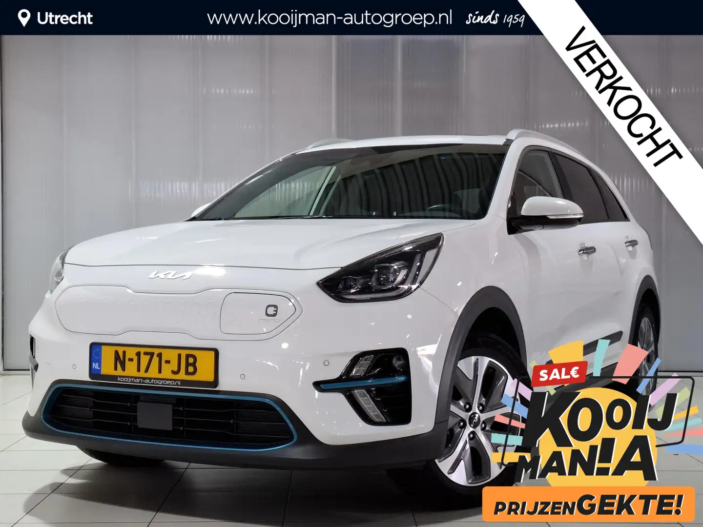 Kia e-Niro ExecutiveLine 64 kWh meest luxe uitvoering, uniek Blanc - 1