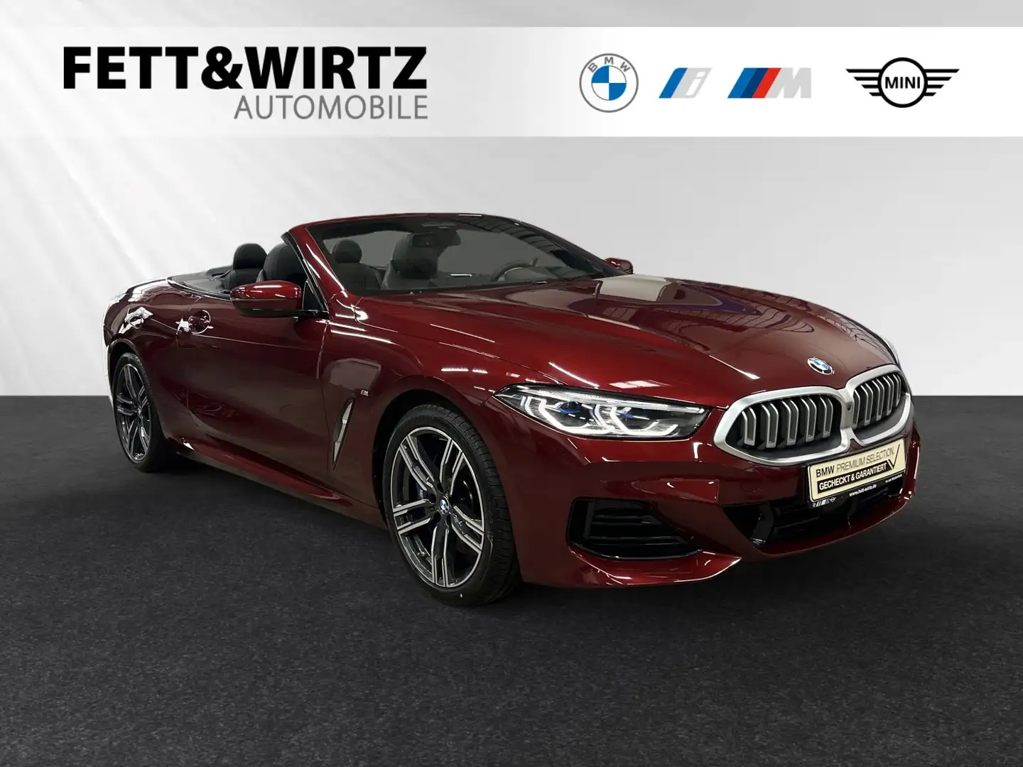 BMW 840 i Cabrio Standhzg.|DrivingAss.Prof.|Pa+ Rot - 1
