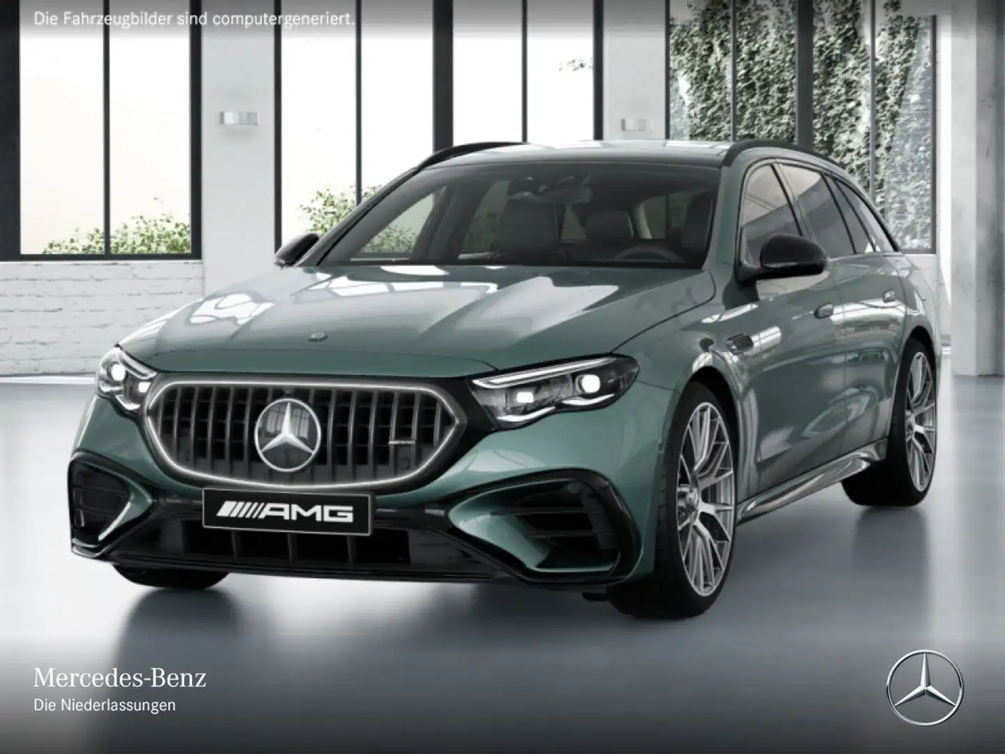 Mercedes-Benz E 53 AMG T 4M Hybrid Driversp Fahrass 360° Pano Silber - 2