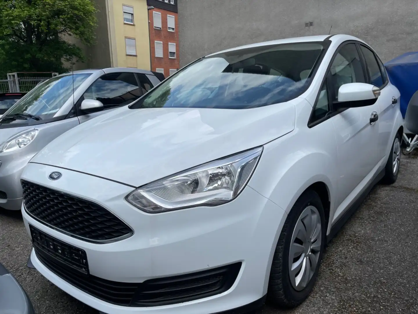 Ford C-Max 1.0 Ambiente Klima PDC 8xbereift dab+ Wit - 1