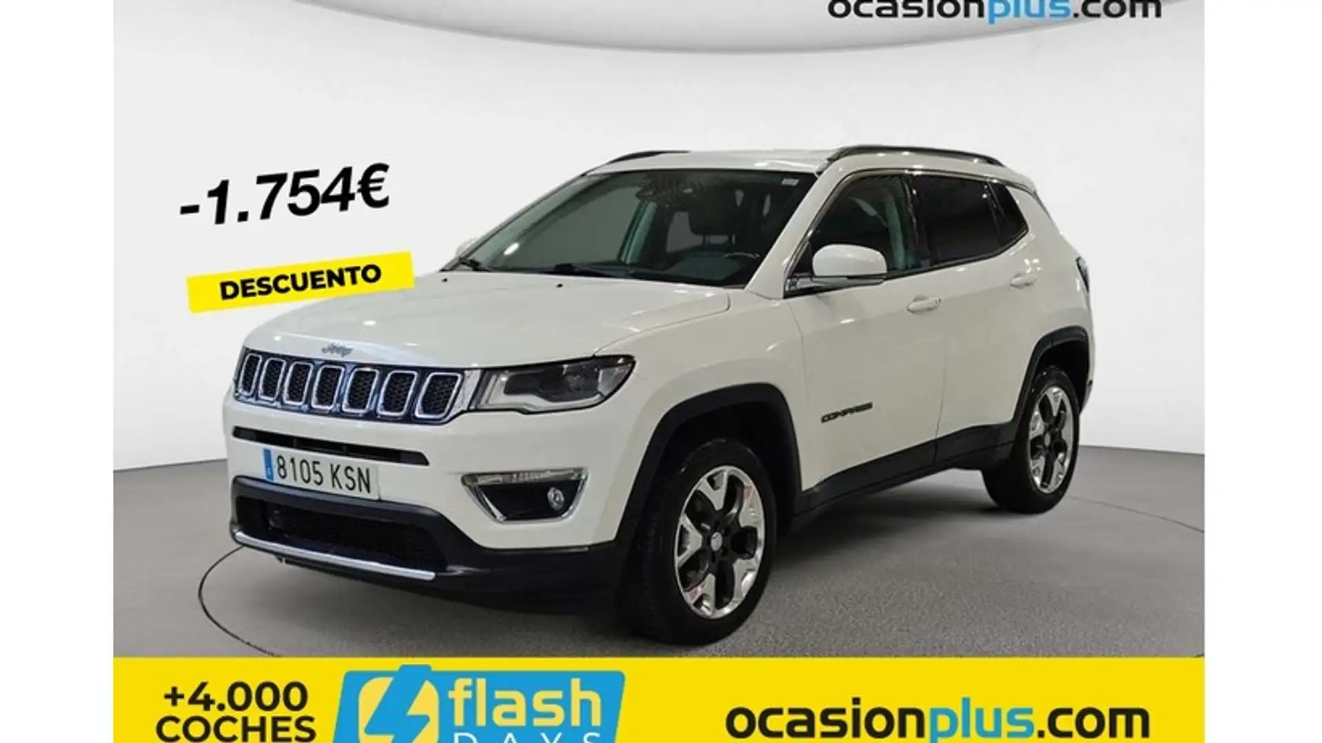 Jeep Compass 1.4 Multiair Limited 4x4 AD Aut. 125kW Bianco - 1