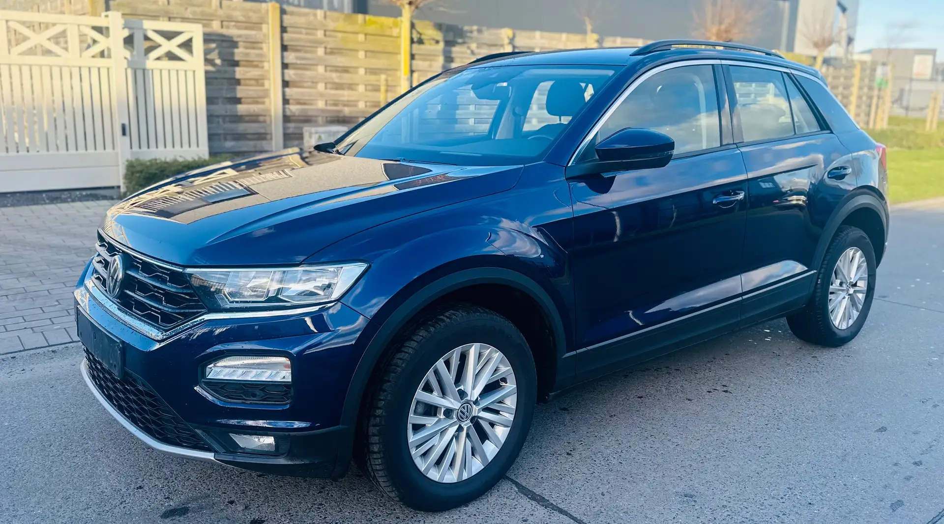 Volkswagen T-Roc Airco/cruise/acc/carplay/sensoren Bleu - 2