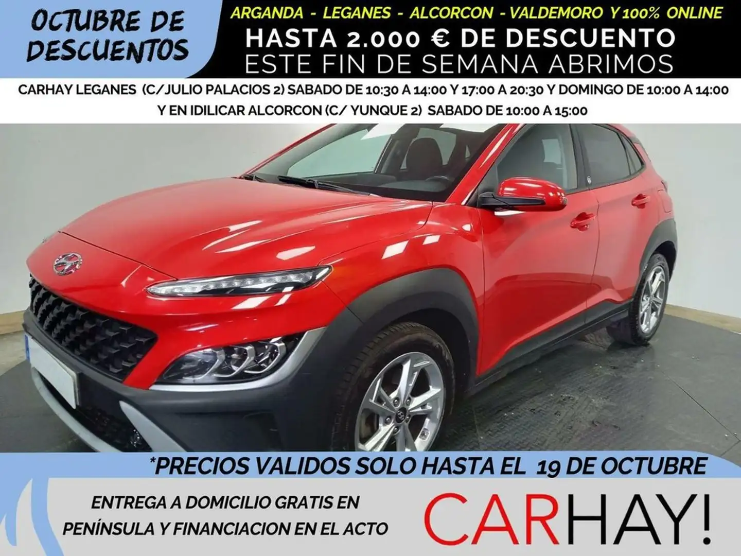 Hyundai KONA 1.0T-GDI EDITON 30 120CV Rot - 1