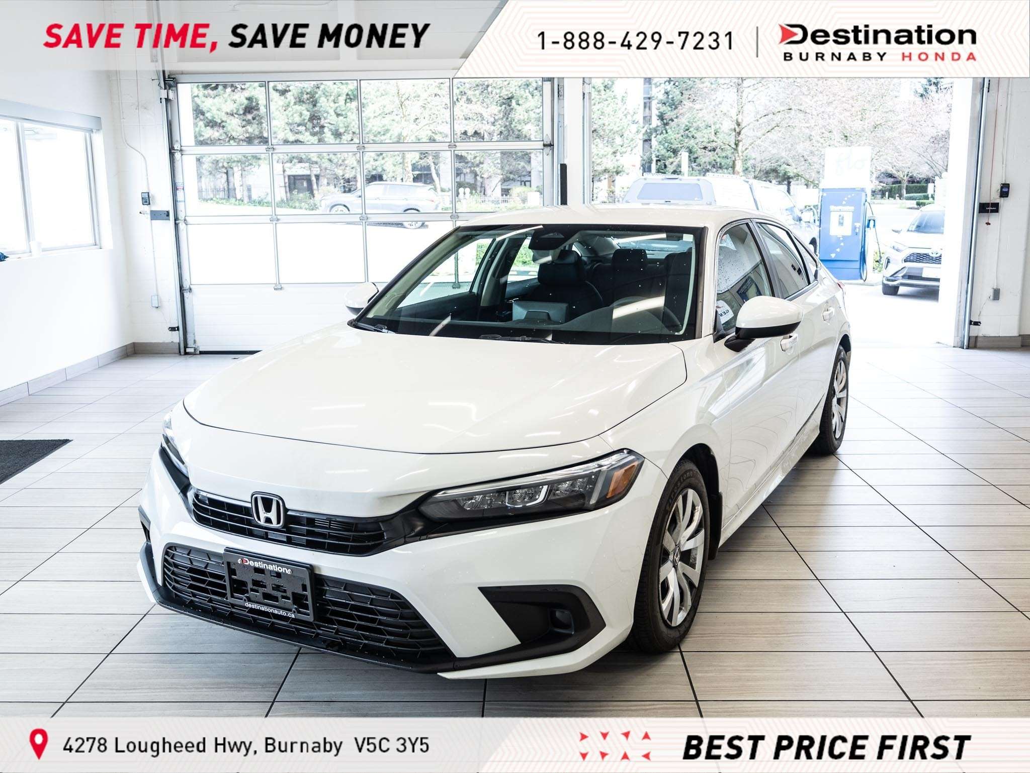 2024 Honda Civic LX-B CVT - CERTIFIED - HONDA SENSING!