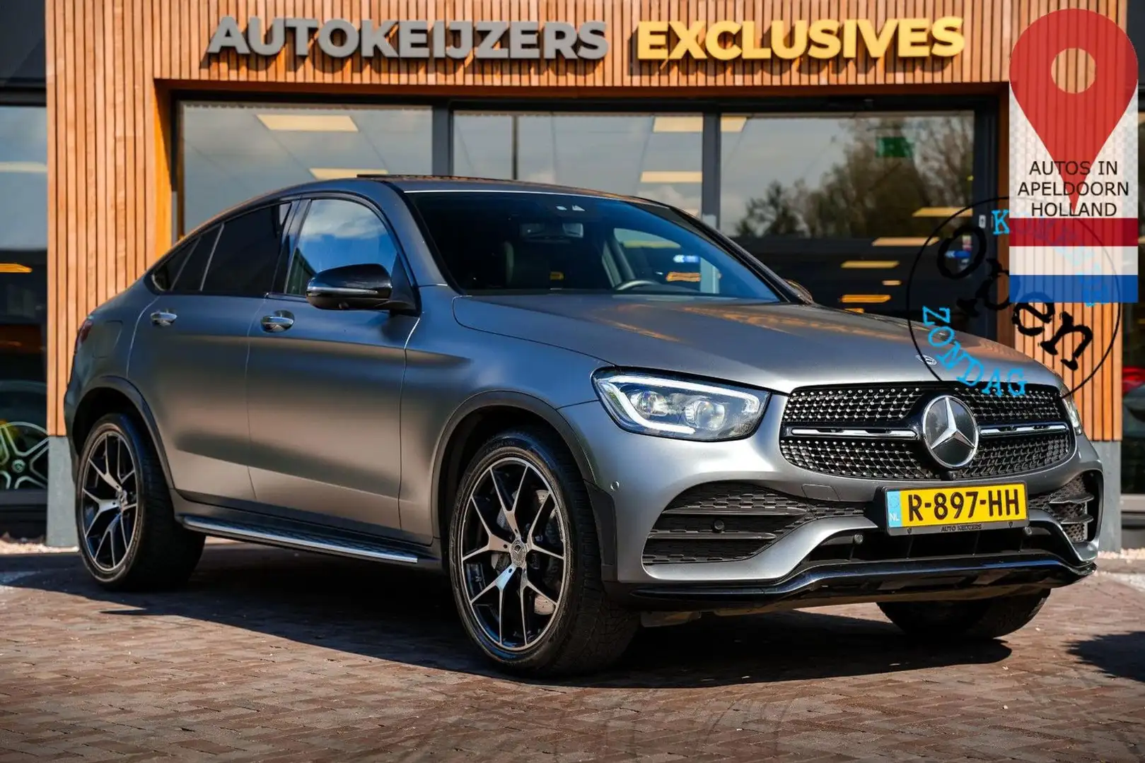 Mercedes-Benz GLC 220 Coupé 220d 4MATIC Premium Plus Gris - 1