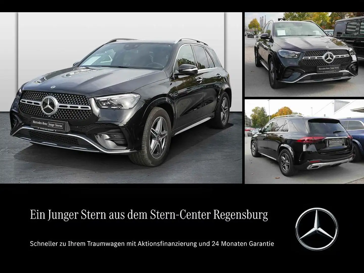 Mercedes-Benz GLE 450 4M AMG PREM.+DIST+AHK+AIRMATIC+HUD+PANO+ Schwarz - 1