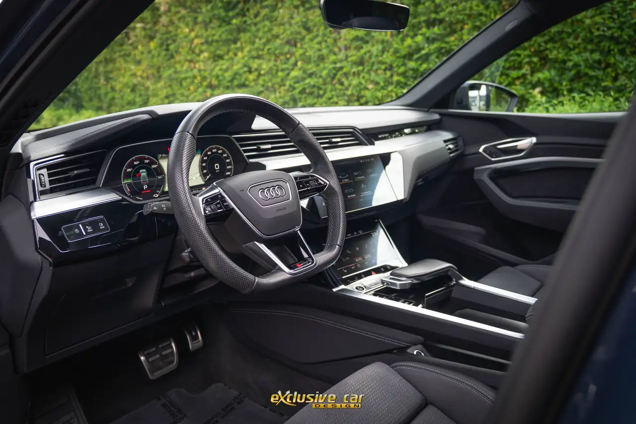 Audi Q8 Sportback Quattro S line 106 kWh /21''/Panodak/360°Cam/Memory/Trekhaak/Keyless/Luchtvering/, миниатюра 16
