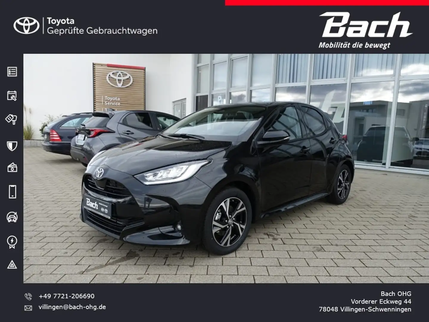 Toyota Yaris 1,5 Hybrid Team D mit Comfort-Paket Noir - 1