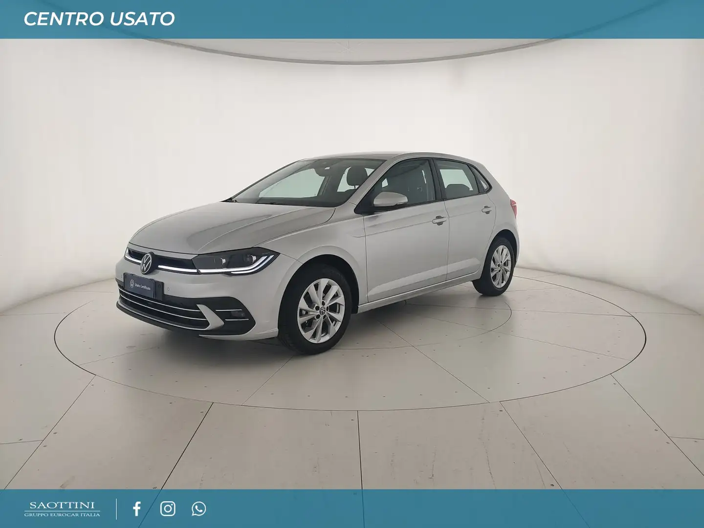 Volkswagen Polo Style 1.0 TSI 95 CV DSG Grigio - 1