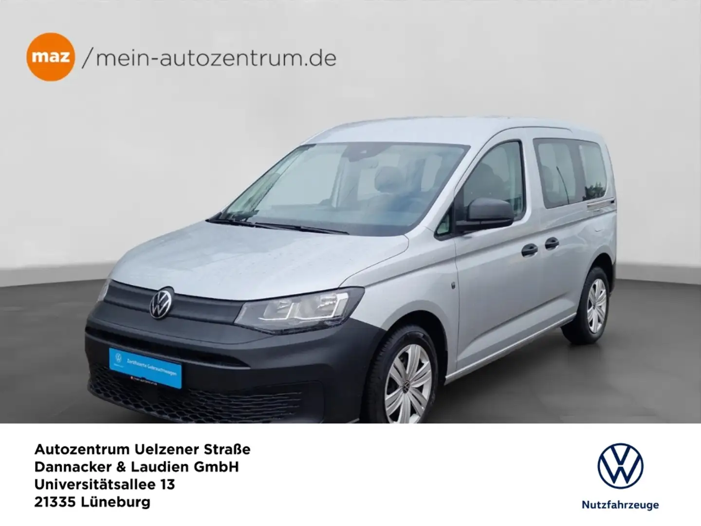 Volkswagen Caddy Kombi 1.5 TSI EcoProfi AHK Navi Bluetooth DAB+ uvm Silber - 1