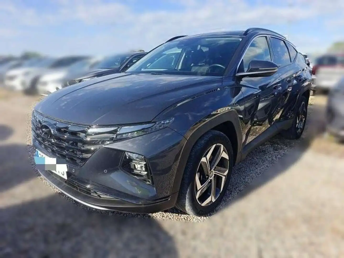 Hyundai TUCSON 1.6 TGDI HEV Nline Sky AT Gris - 1