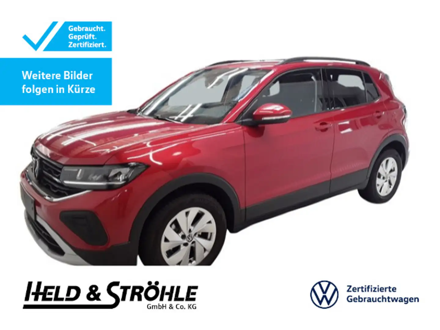 Volkswagen T-Cross Life 1.0 TSI LED NAV PDC SHZ APP DAB+ Rojo - 1