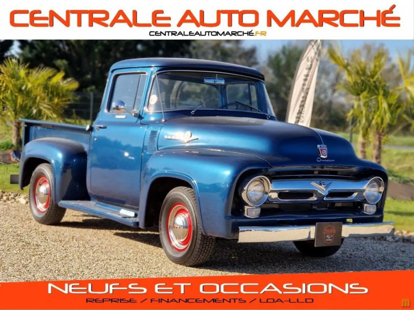 Ford F 100 V8 272 CI 4.7L Blau - 1