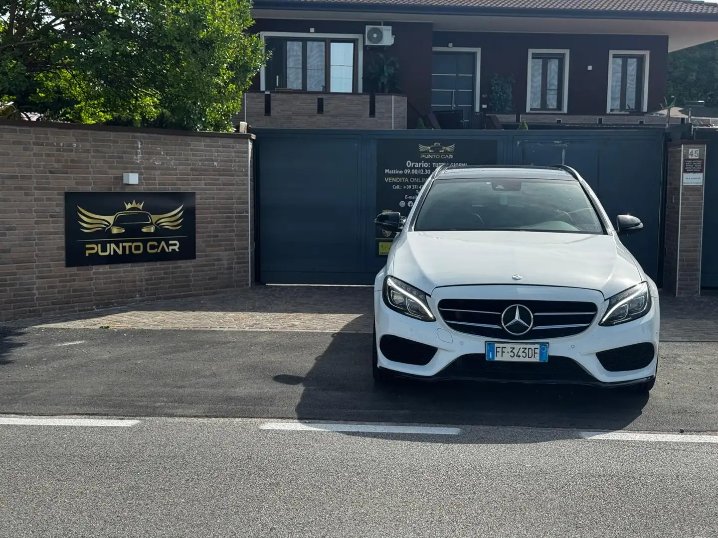 Mercedes-Benz C 300 C SW 300 h (bt hybrid) Sport auto Blanc - 1