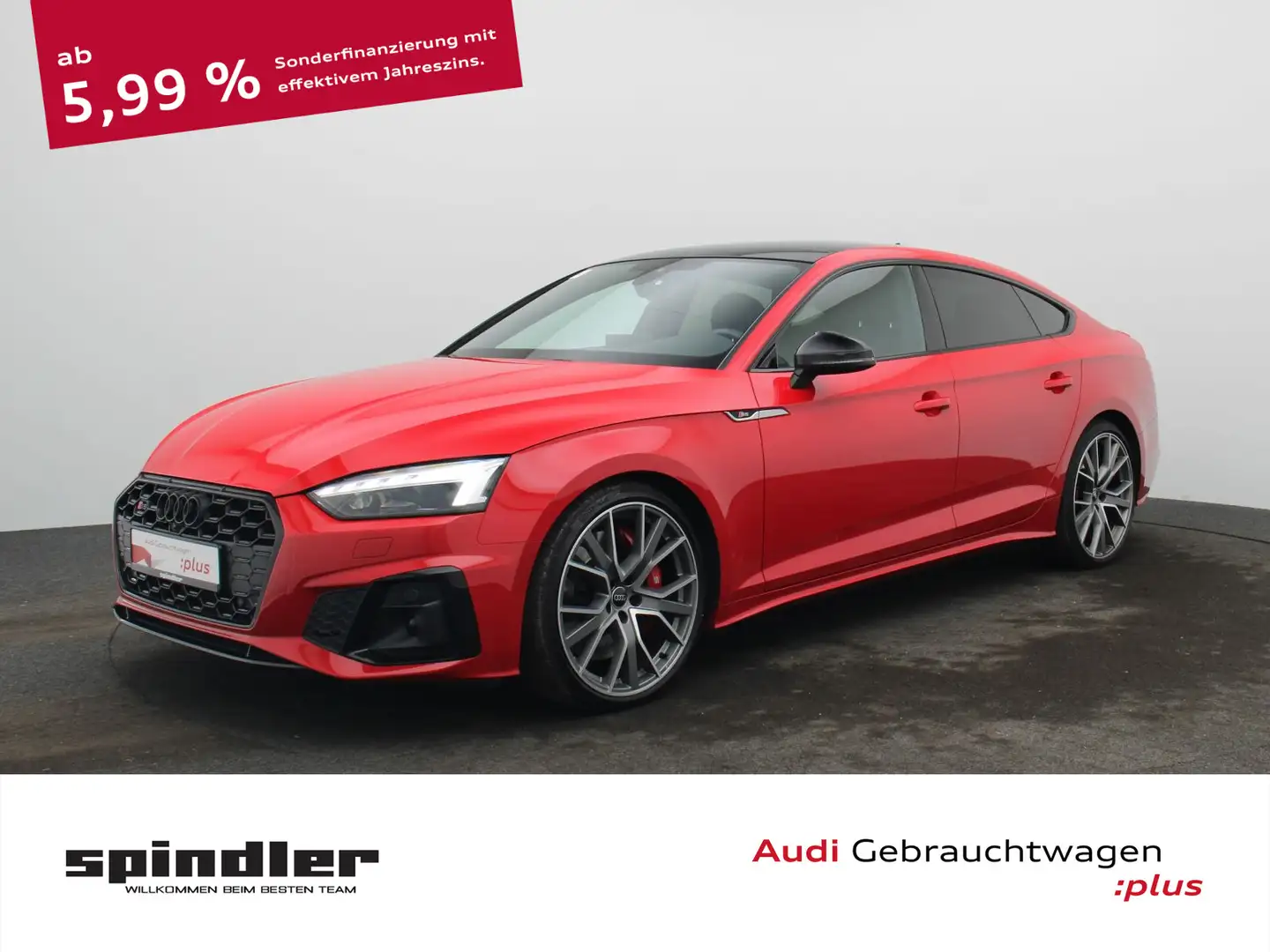Audi S5 TDI quattro/ Pano, Matrix, AHK, RFK Rot - 1