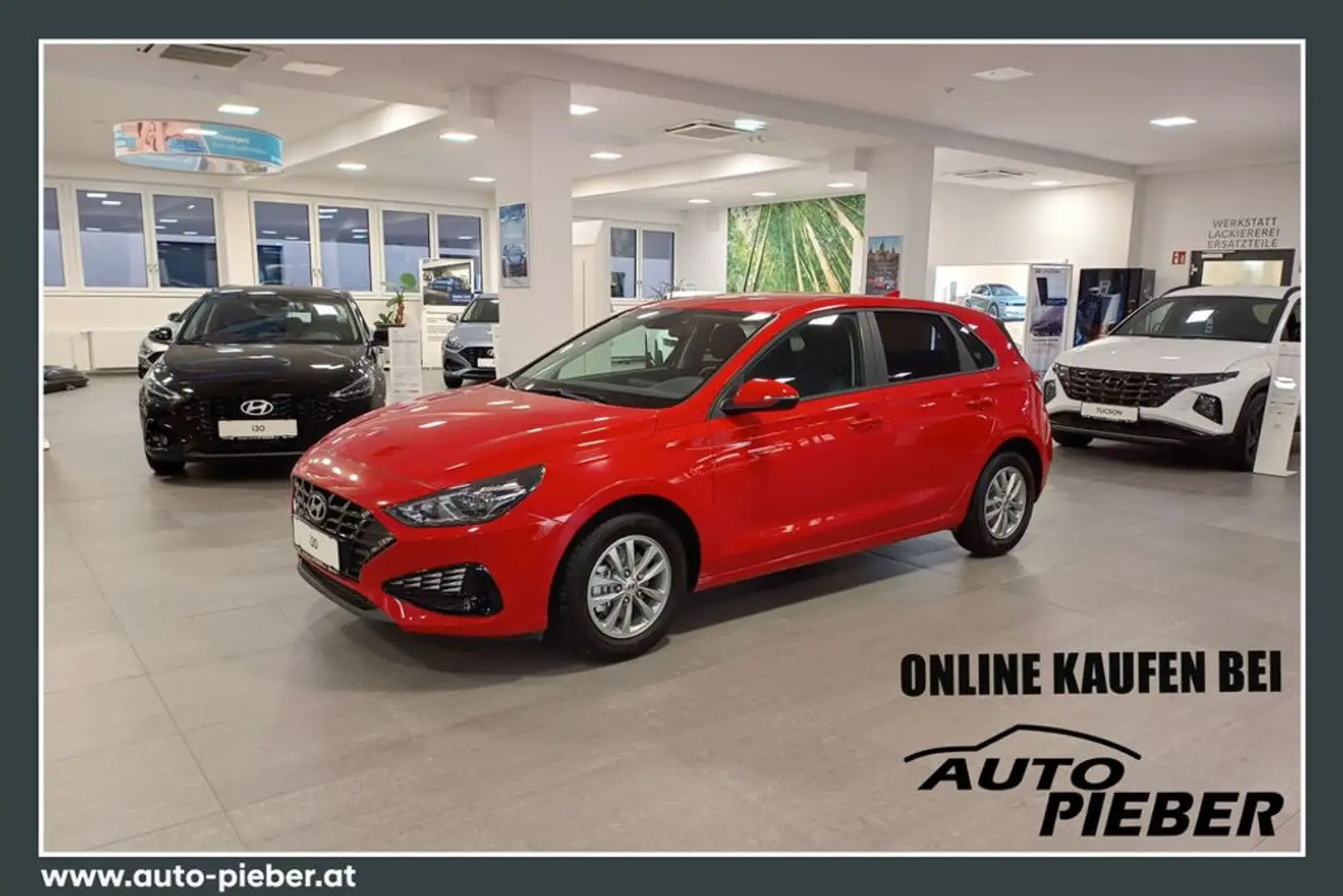 Hyundai i30 1.5 DPI i-Line *PDC* *Bluetooth* Rouge - 1